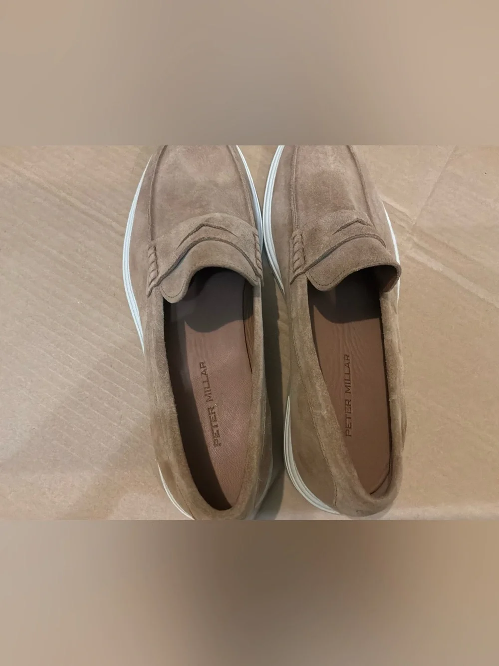 Peter Millar Crown Crafted Excursionist Penny Loafer MF23XF09 Men's 10.5